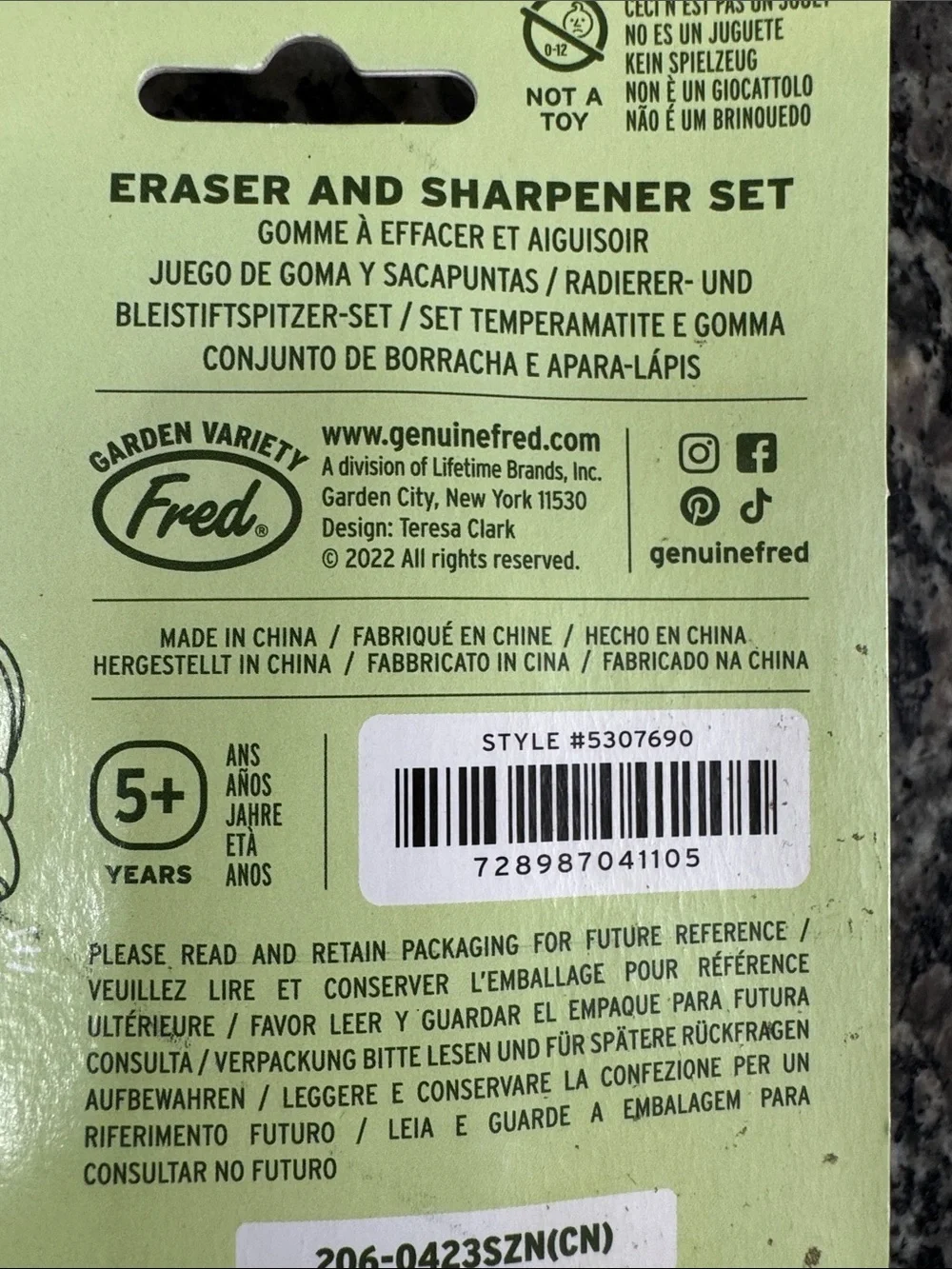 Fred new box